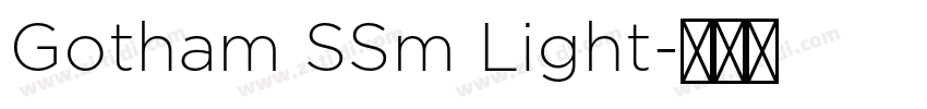 Gotham SSm Light字体转换
